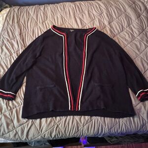 Navy blue Talbots cardigan (M)💙❤️